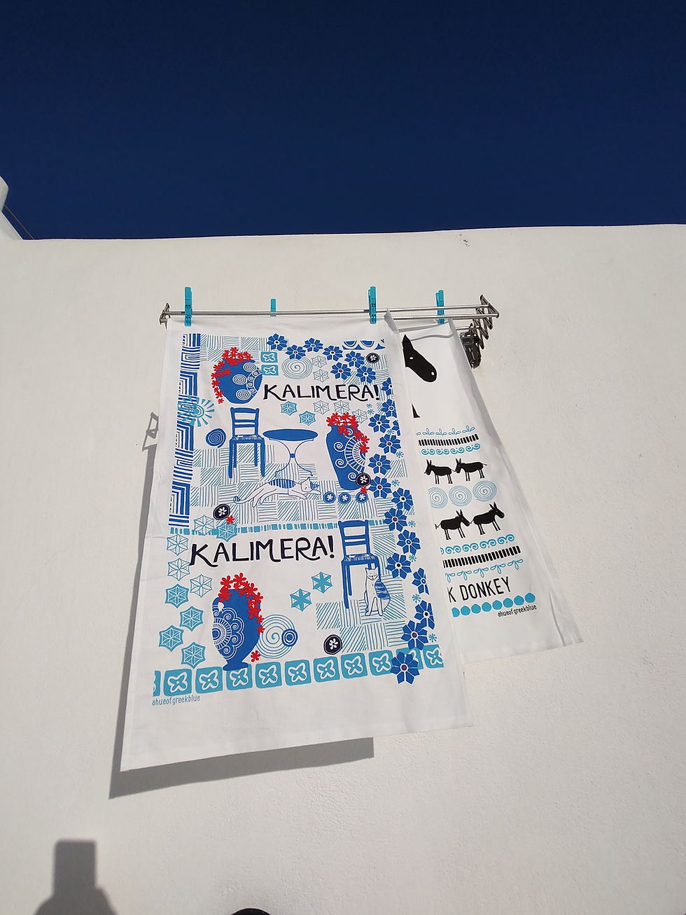 Thumbnail: Kalimera Pots Cotton Tea Towel