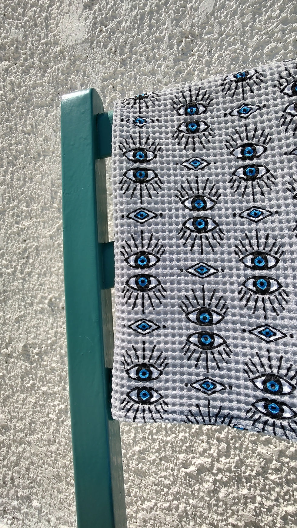 Thumbnail: Blue Eye Waffle Cotton Tea Towel