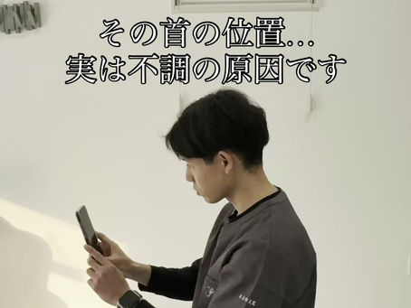 首の位置で疲れやすいのはなぜ?ストレートネックと姿勢バランスの関係|川西市 ととのえ家Sanare