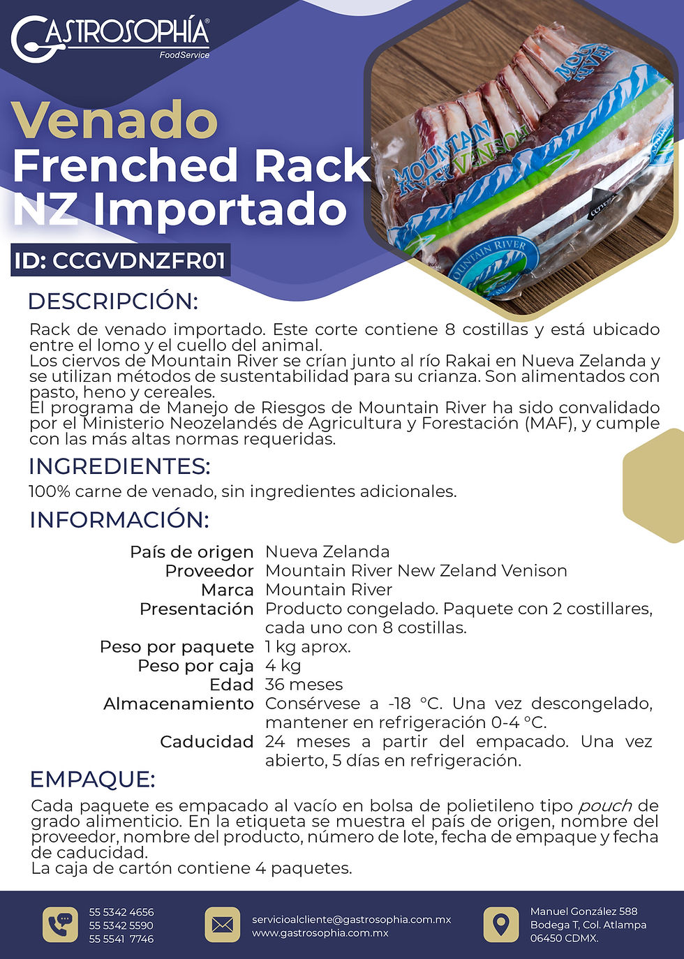Miniatura: Venado Rack Francés