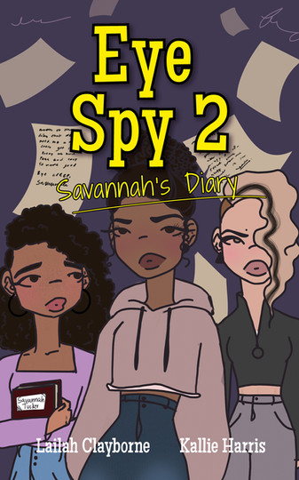 Front book cover Eye Spy 2: Savannah's Diary