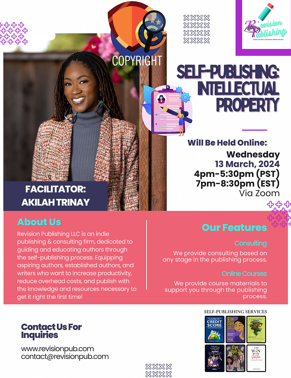 FREE Self-Publishing Made Simple Workshop - Intellectual Property