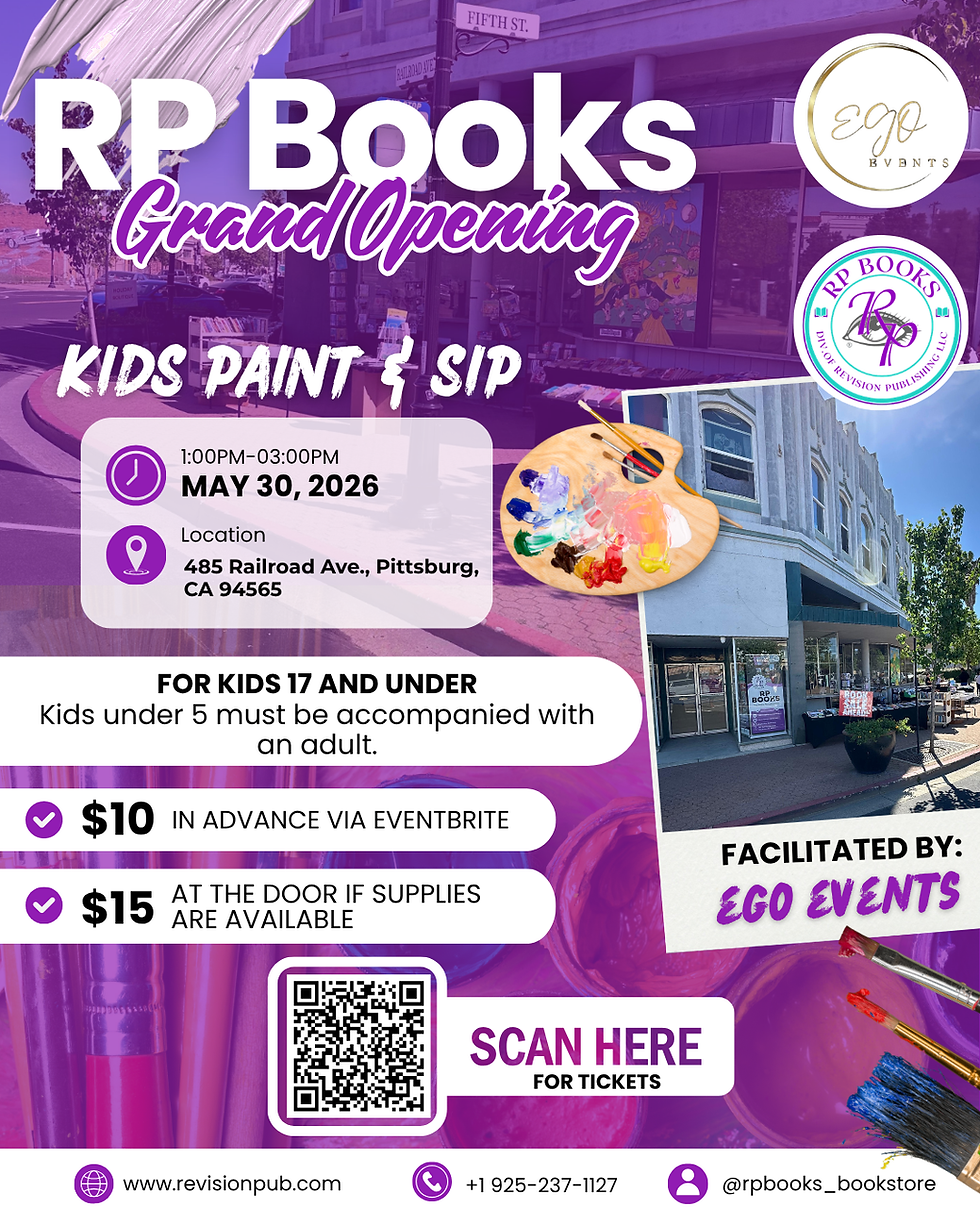 Kids Paint & Sip at RP Books Grand Opening