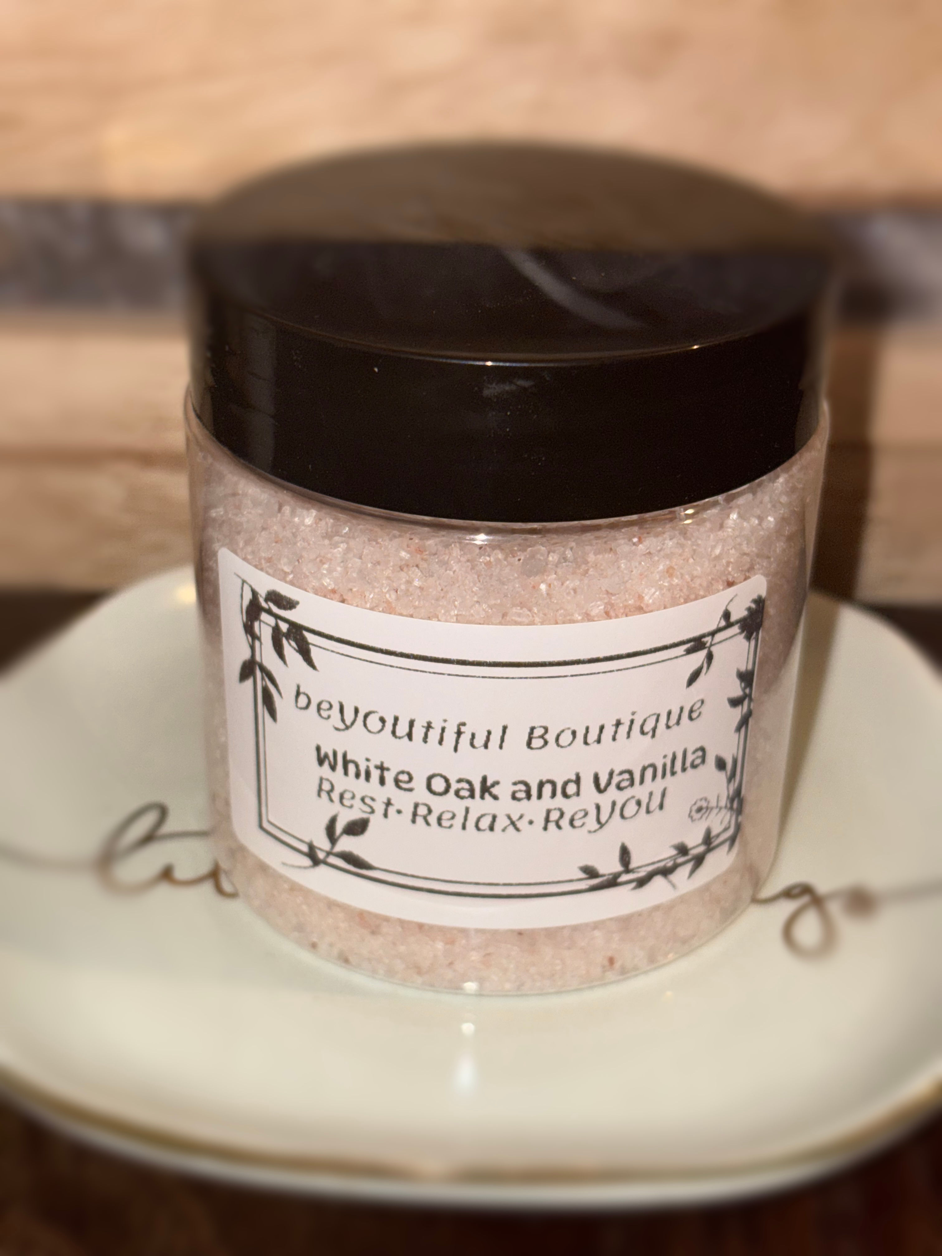White Oak And Vanilla Bath Salts