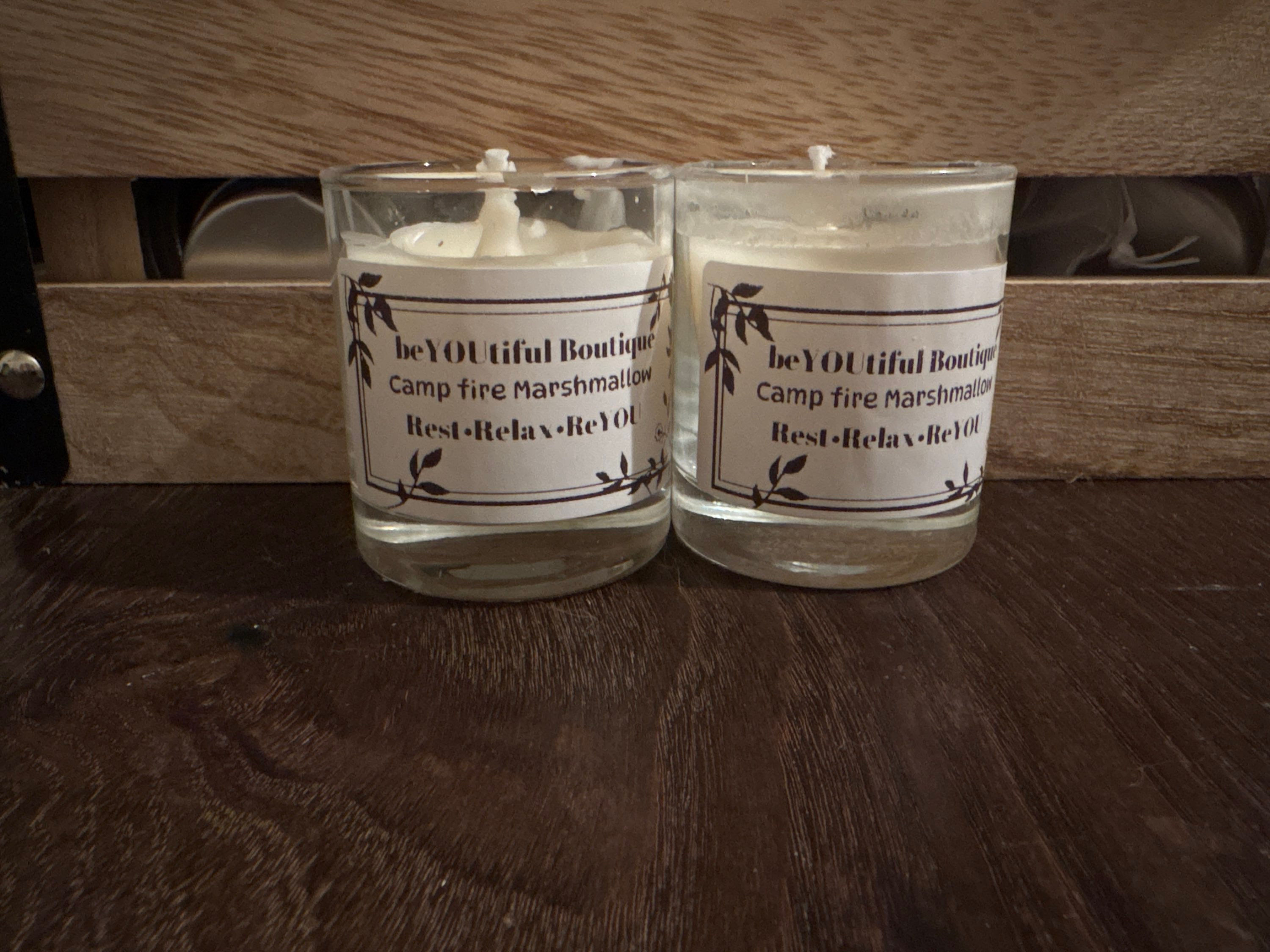 Marshmallow Tea Light Candle