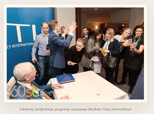 Kasia z Brianem Tracy