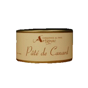 (#E015)  : PATE DE CANARD (10% de foie gras) 180g  : VENDU PAR 3 POTS