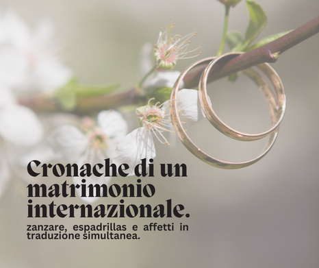 Un matrimonio in traduzione.