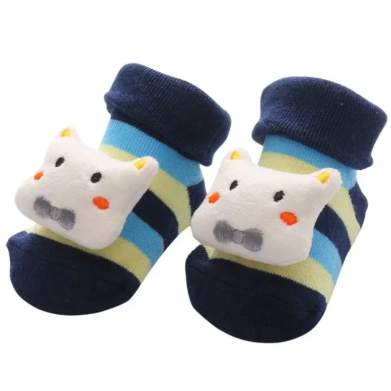 Thumbnail: READY STOCK 0-12months Newborn New Cartoon Anti-skid Three-dimensional Doll Baby
