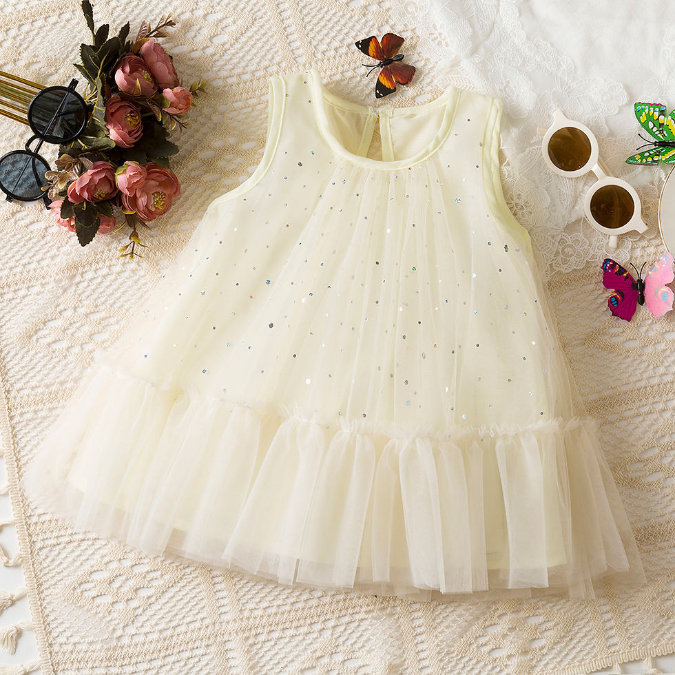 Thumbnail: 9-Months-4-Year-Old Baby Girl Princess Dress, Summer New Sweet And Cute Pink Chi