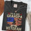 Thumbnail: 230G Washed Old Pure Cotton Printed T-Shirt, "I Am a Dad, Veteran" Letter And Na