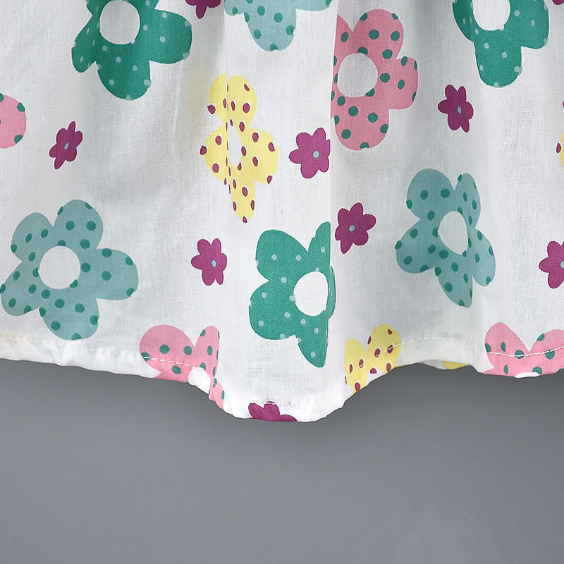 Thumbnail: 2pcs Infant Little Girls Sleeveless Dress Toddler Kids Baby Girls Big Bowknot De