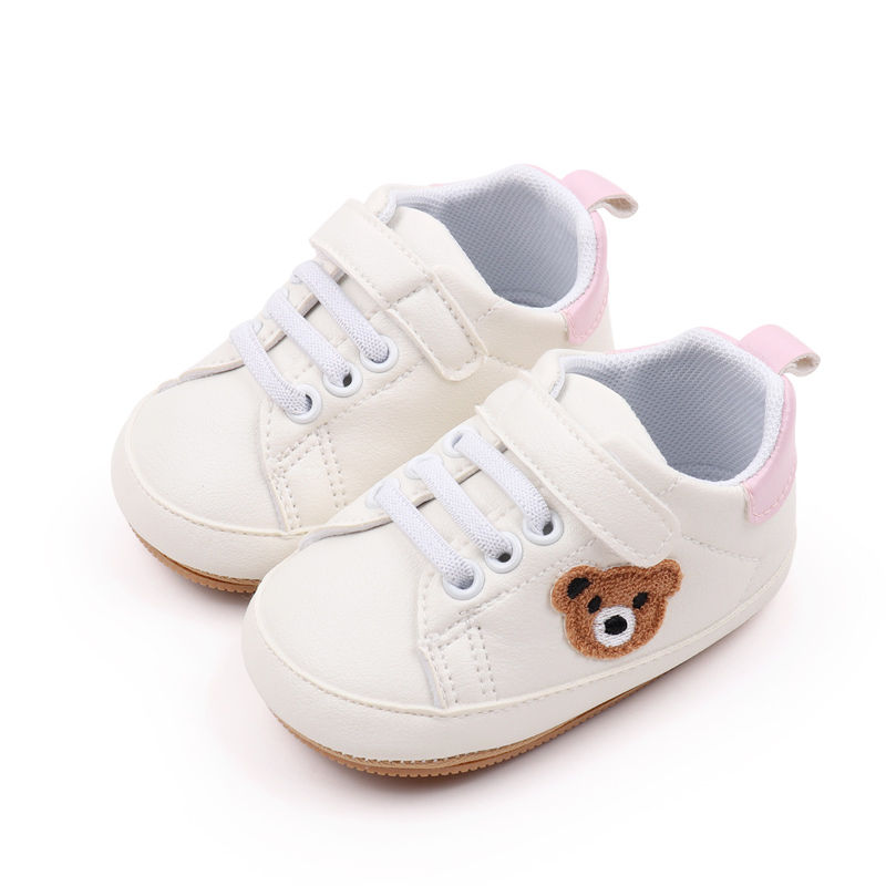 Thumbnail: Baby Shoes Cute Bear Sneaker Spring and Autumn Style High Quality PU and TPR Sol