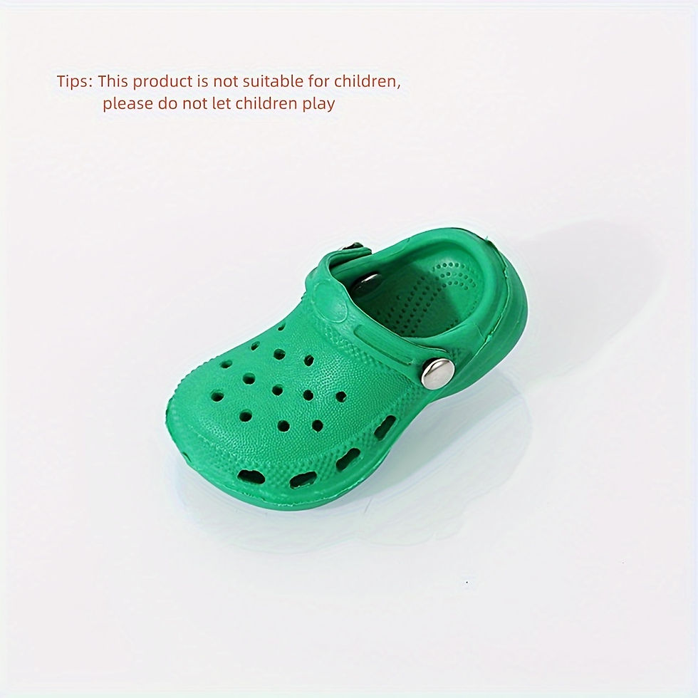 Thumbnail: 1pc 8 Colors Funny Mini Shoe Decor DIY Charms, Cute Shoe Charms, Handmade Shoe A