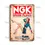 Thumbnail: Pin Up NGK Girl Metal Poster Decorative Plate Garage Sexy Girl Metal Tin Sign Ho
