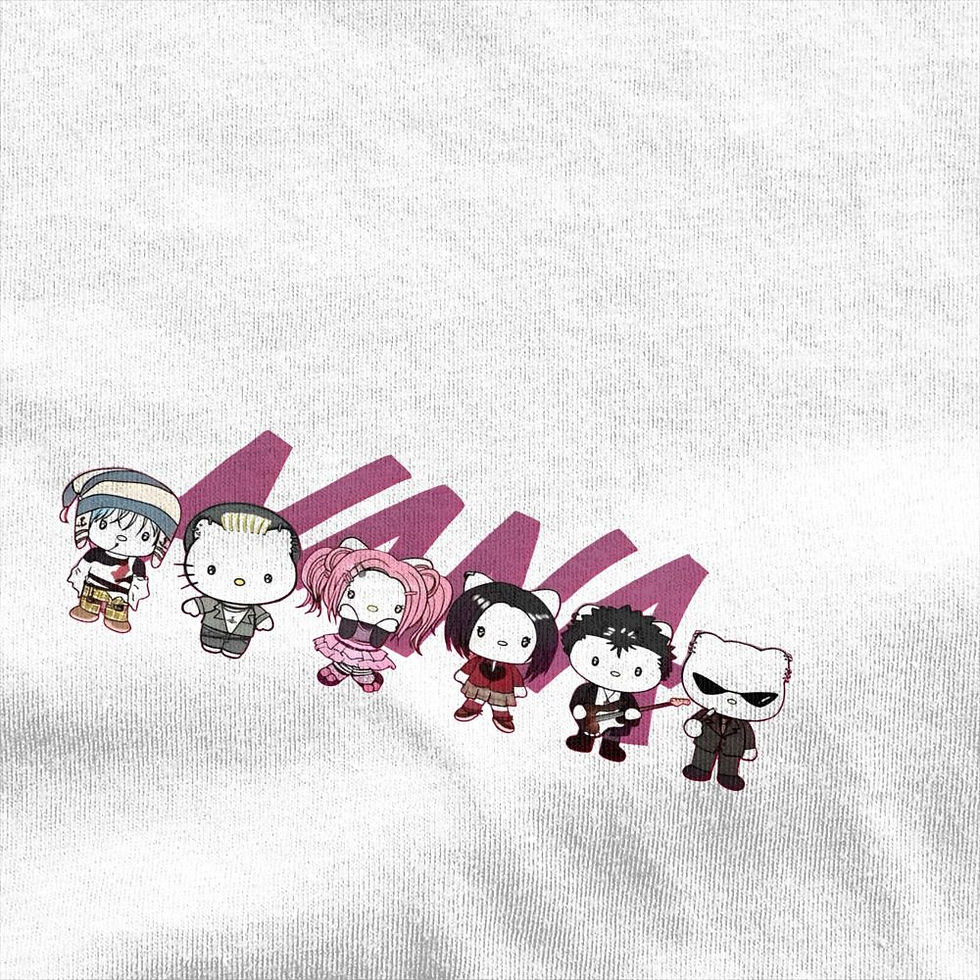 Thumbnail: Nana X Hello Kitty-bayingimg T-Shirt Harajuku T Shirts Short Sleeves Vintage Top