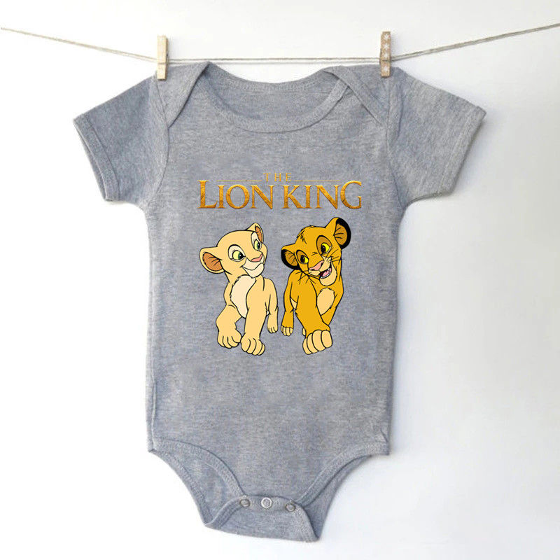 Thumbnail: Baby Romper Cartoon The Lion King Kawaii Simba Fashion Toddler Clothes Cotton Sh