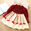 Thumbnail: Autumn winter girls' sweater long sleeve dress 2025 Christmas party girl baby re