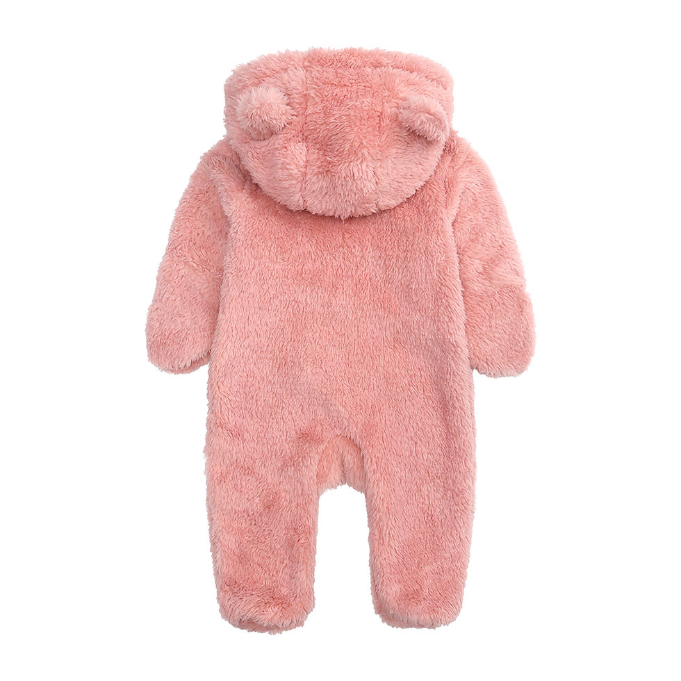 Thumbnail: 2025 Baby Winter Thick Romper Cotton Warm Long Sleeve Girl Jumpsuit Clothes 0-24
