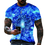 Thumbnail: 2024 Summer New Men's Oversized T-Shirt Casual Lightning Cool 3D Digital Printed