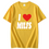 Thumbnail: I Heart Milfs Funny Graphic T Shirts Summer Fashion Short Sleeve Tee Cotton New 