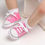 Thumbnail: Classic Baby Boys Girls Canvas Sneakers Lace Up Anti-Slip Soft Sole Toddler Shoe