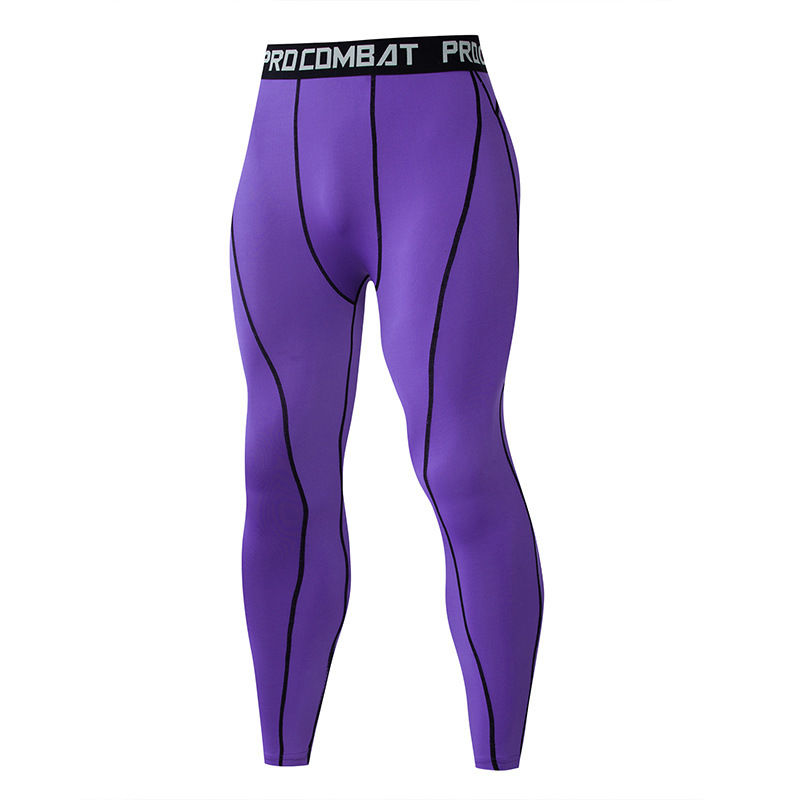 Thumbnail: Men Compression Tight Leggings Running Sports Male Gym Fitness Jogging Pants Qui