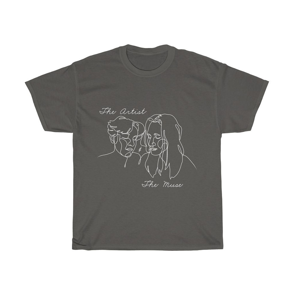 Thumbnail: Love Lines - The Muse - Unisex Heavy Cotton Tee