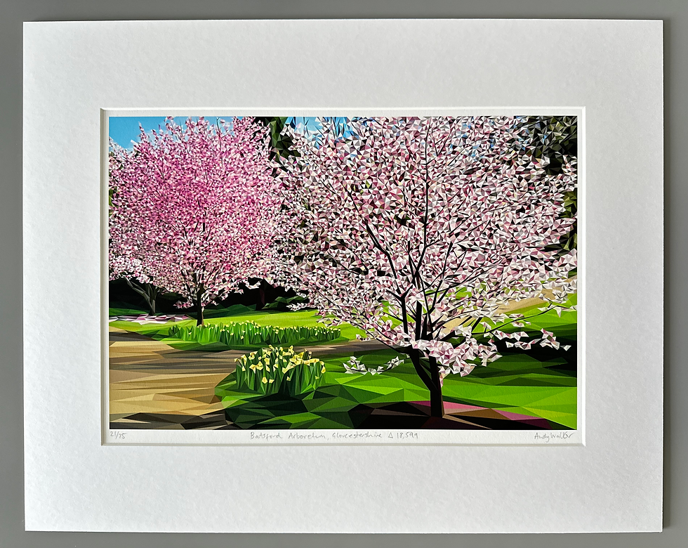 Thumbnail: Batsford Arboretum, Gloucestershire - Artwork by Andy Walker