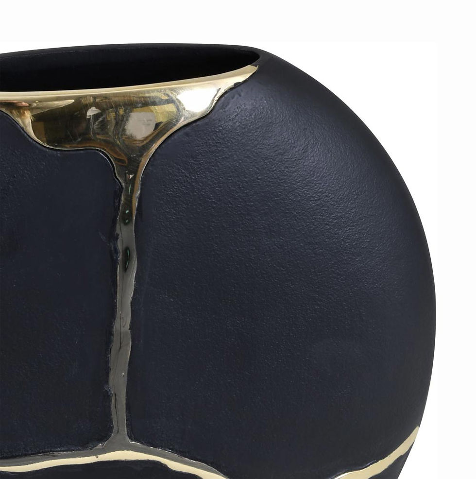 Thumbnail: Black Lava Moon Vase