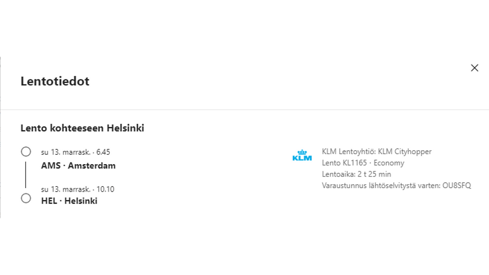 Lento Helsinki