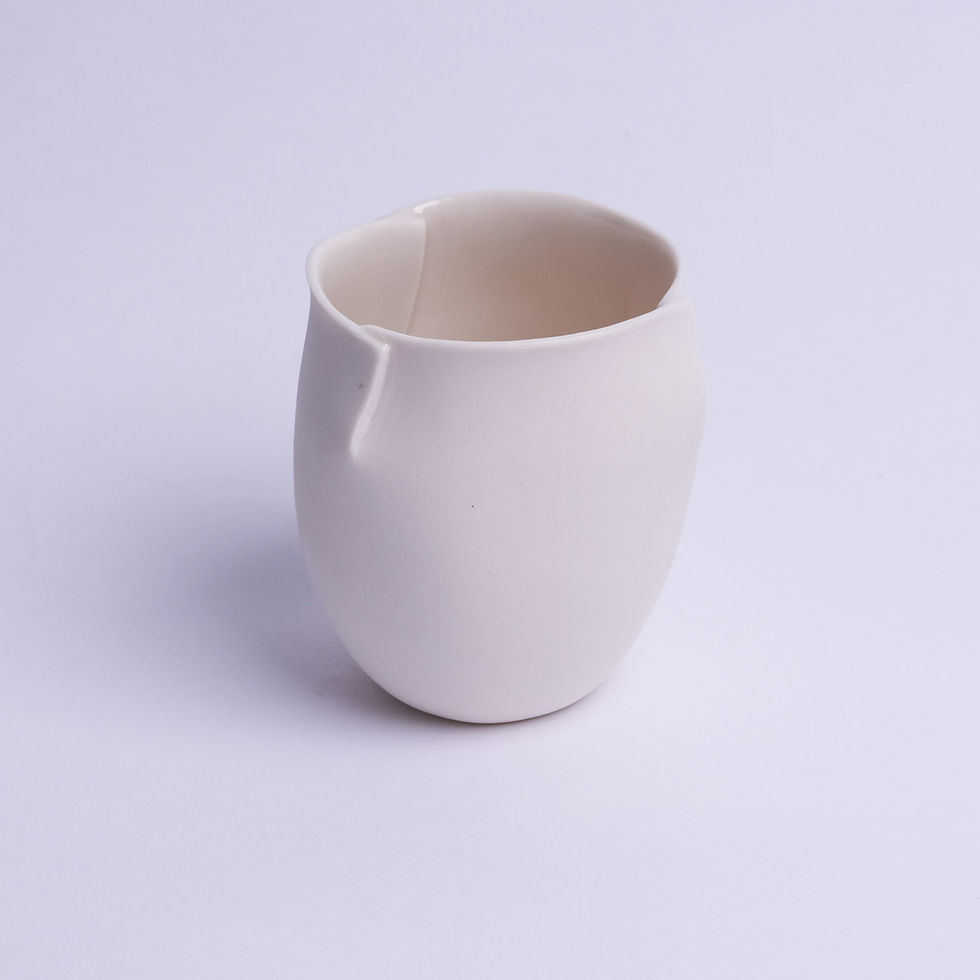 Miniature : Origami - M - tasse en porcelaine pliée