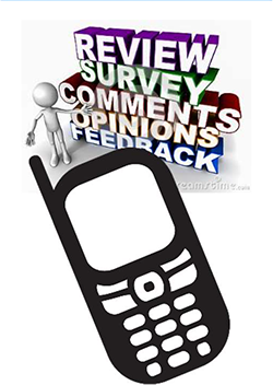 phone with comments and questions