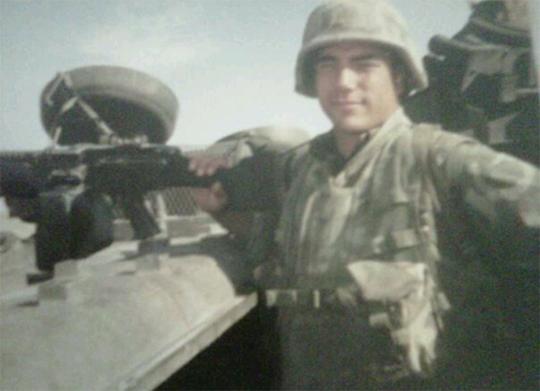 Zak Jaime serving in Afghanistan