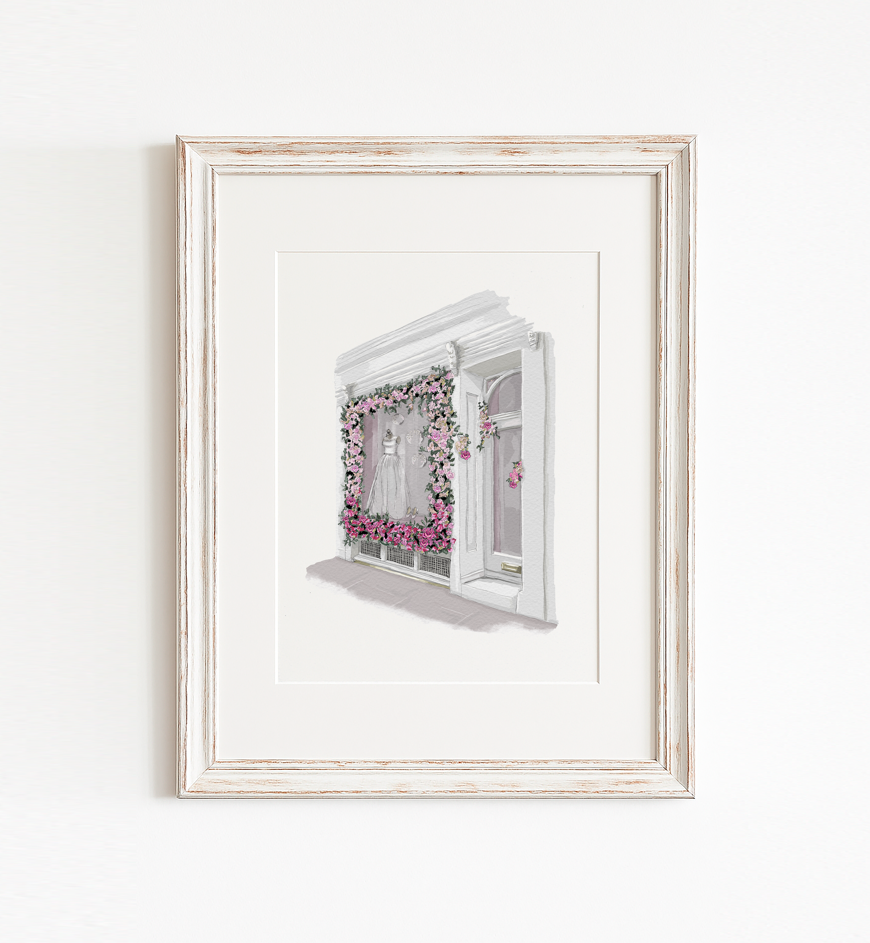Shop Front Print – Bridal Shop