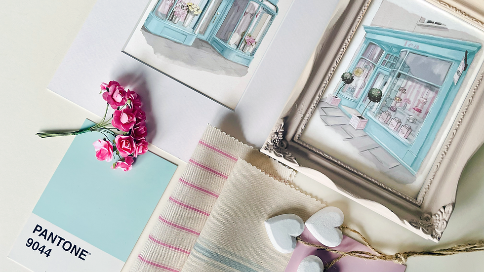 Sweet Prints Studio mood board