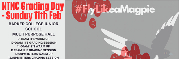 NTNC Grading Day for 10-14 years @ Barker College Junior School Enter via Clarke Road Gate