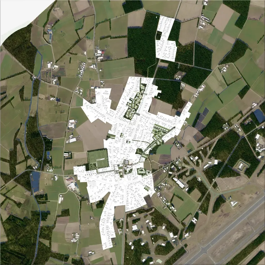 Masterplan Landschapsdorp Kleine-Brogel, Kernversterking op maat van het dorp, identiteit van de plek, Stad Peer