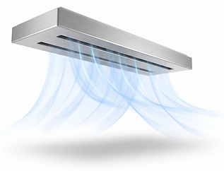 Supply air vent delivering cool airflow throughout a residential home.