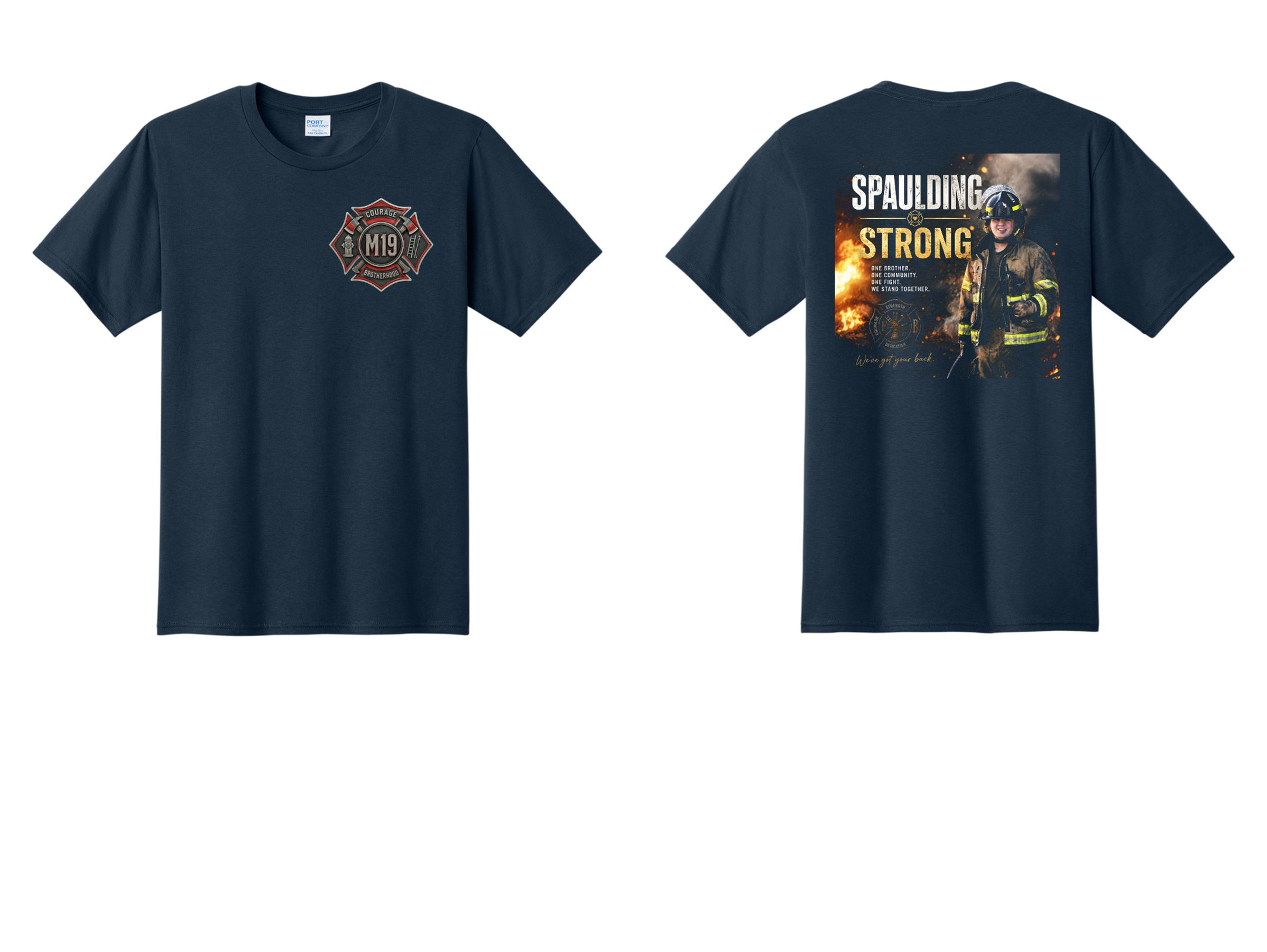 SPAULDING STRONG- TSHIRTS