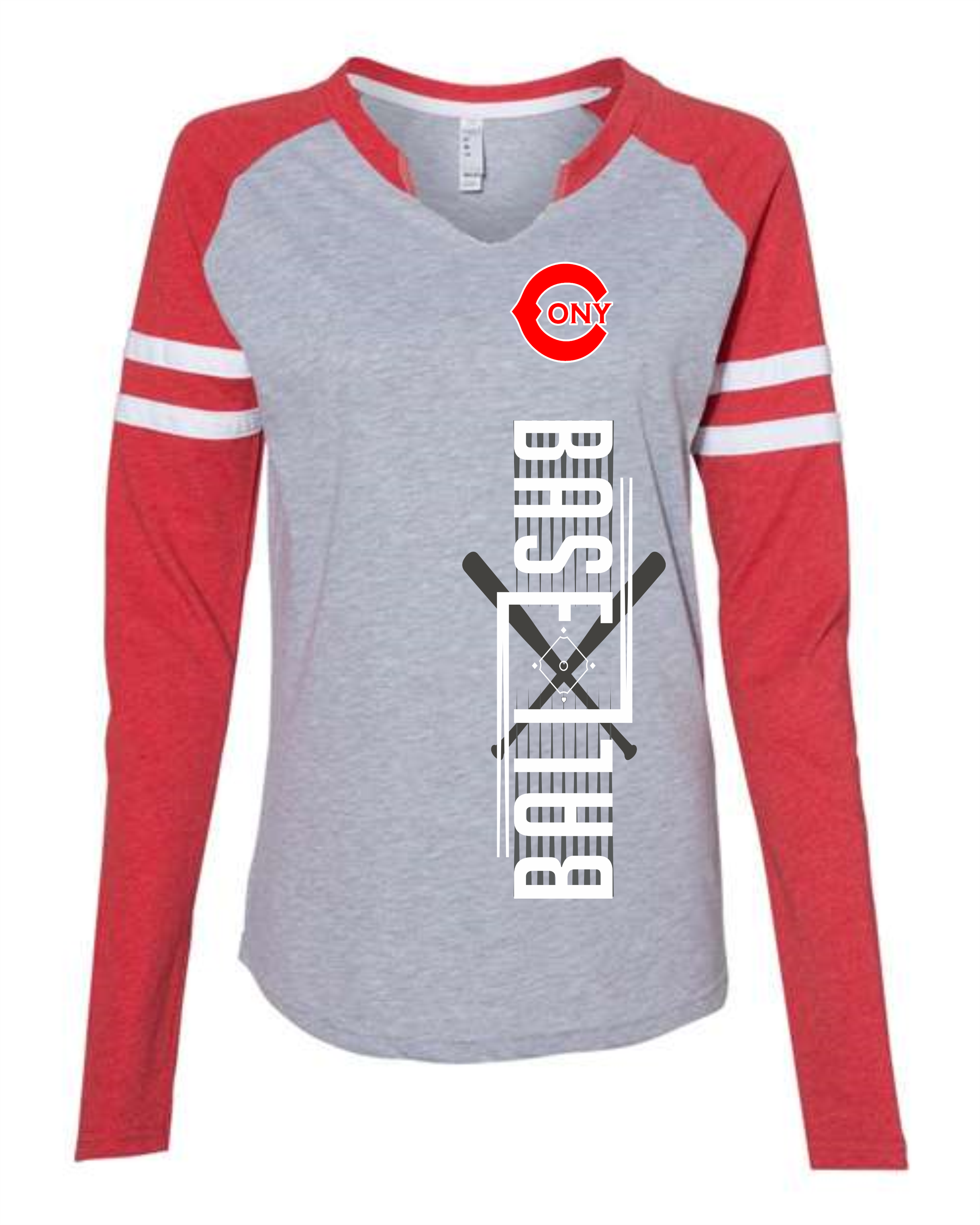 Varsity Style Long Sleeve T-Shirts! For Him & Her