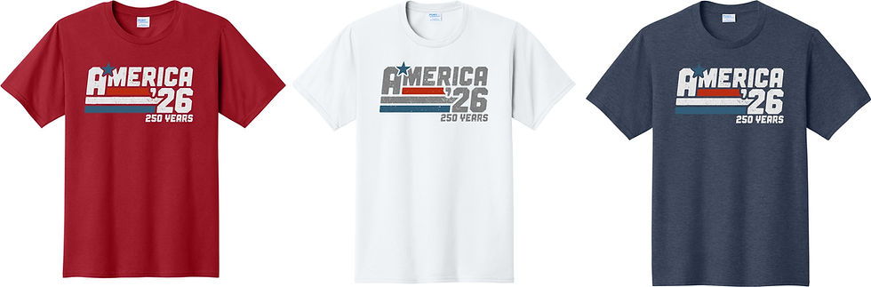 Thumbnail: AMERICA'S 250TH BIRTHDAY- RETRO PRINT