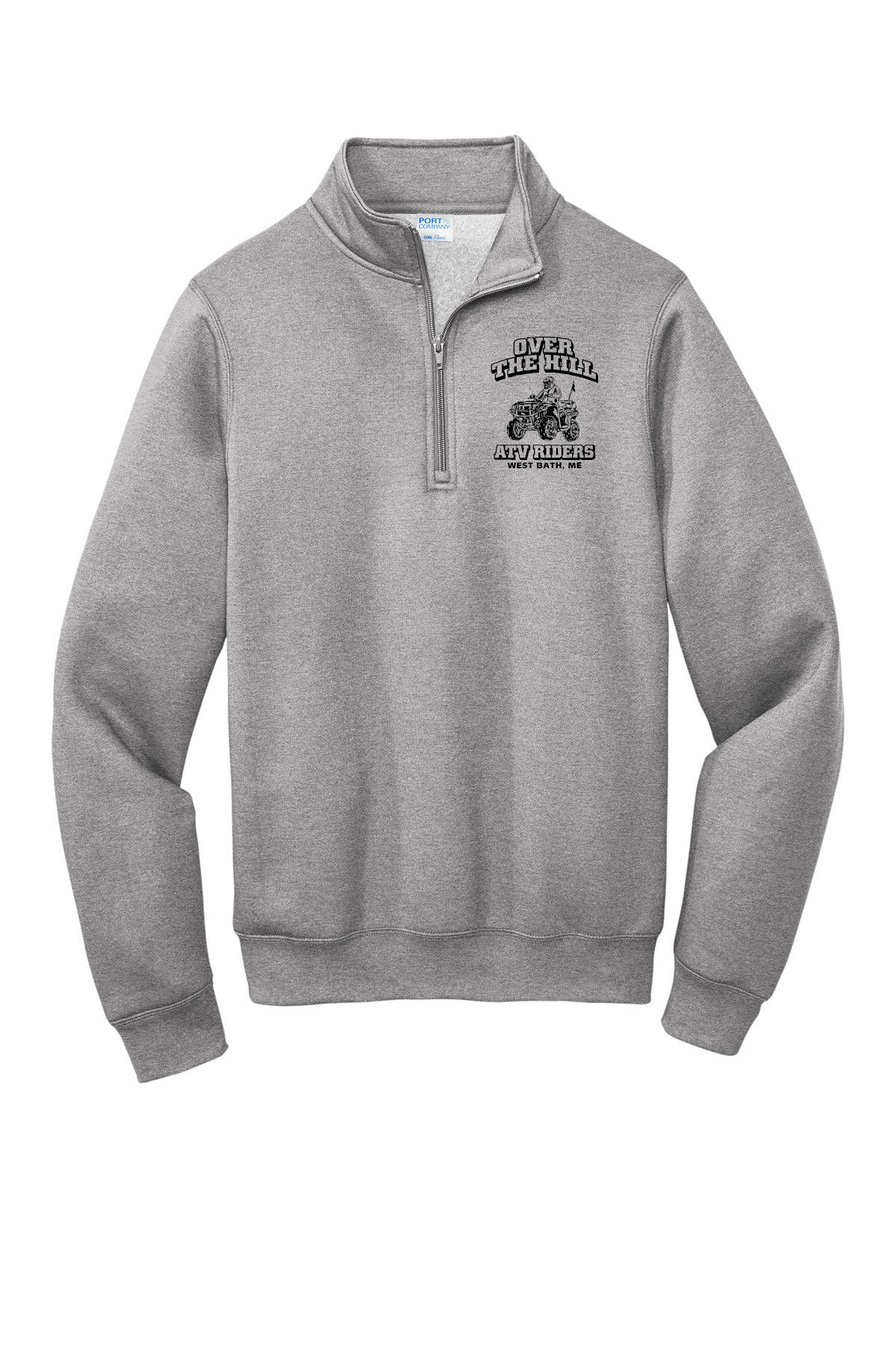 OVER THE HILL- 1/4 ZIP SWEATSHIRT AMERICAN FLAG