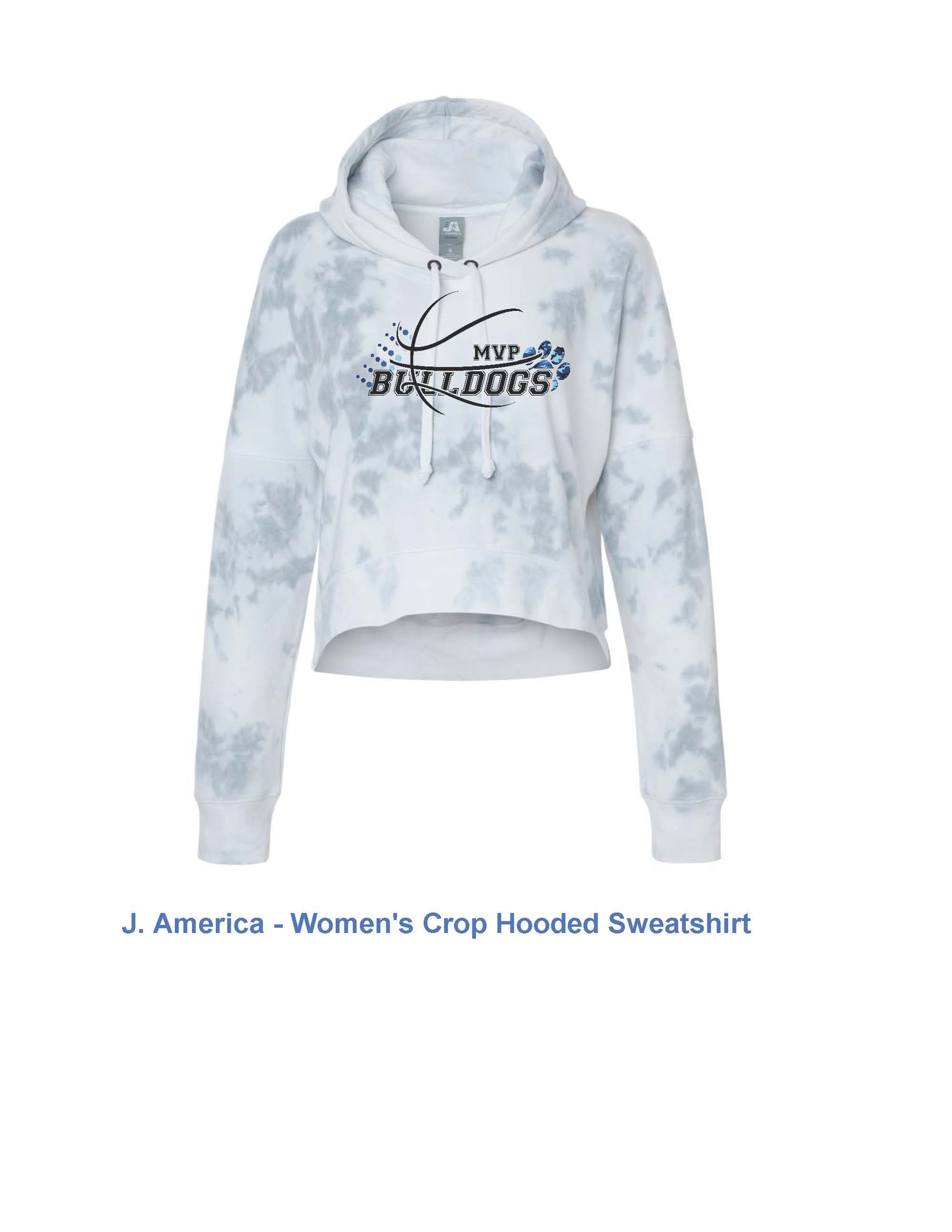 WOMEN'S CROP HOODED SWEATSHIRT