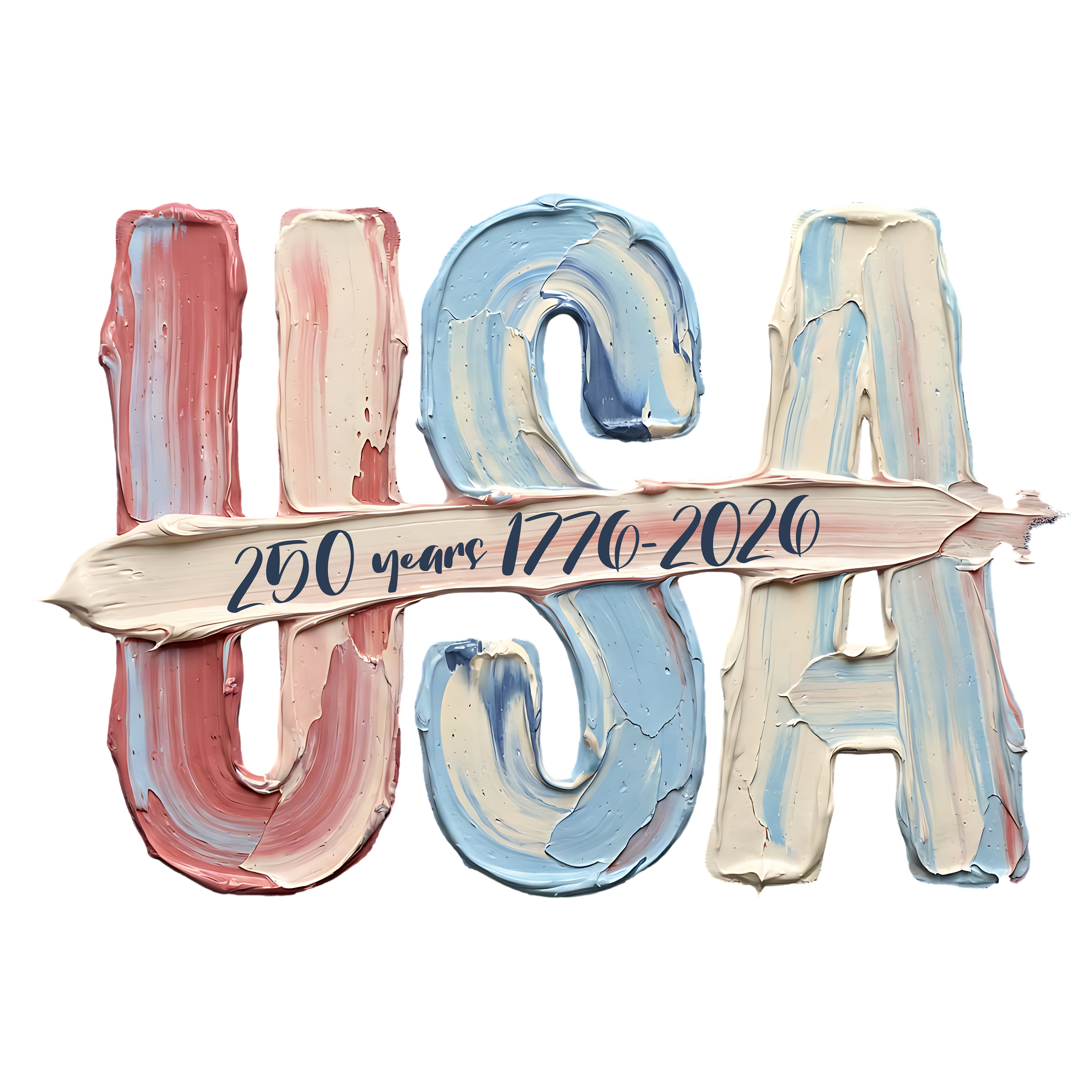 AMERICA'S 250TH BIRTHDAY- USA FINGER PAINT