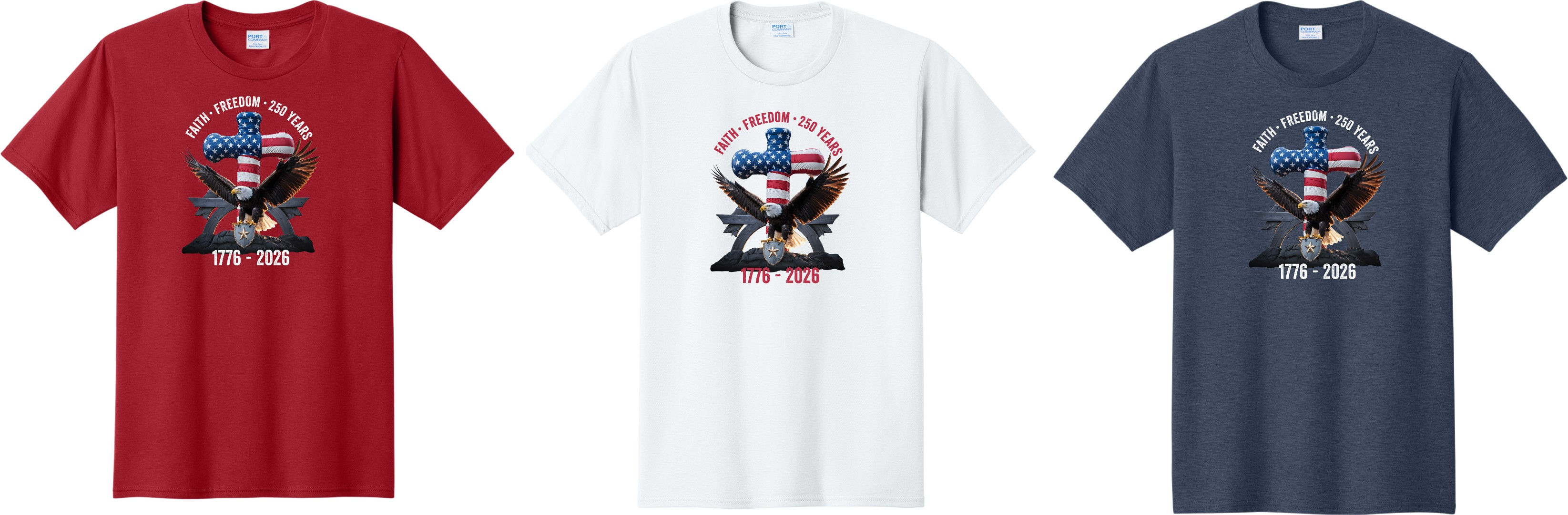 AMERICA'S 250TH BIRTHDAY- FAITH FREEDOM 250