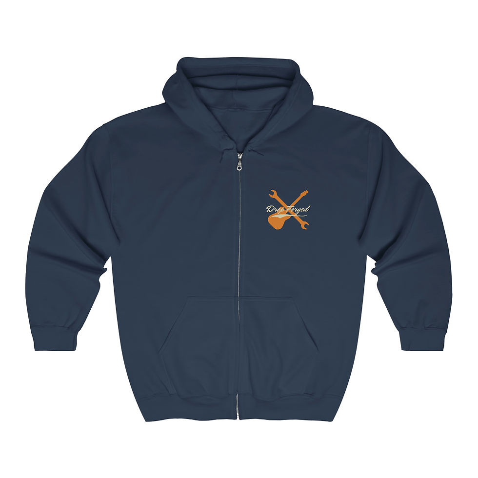 Thumbnail: Drop Forged Unisex Heavy Blend™ Full Zip Hooded Sweatshirt