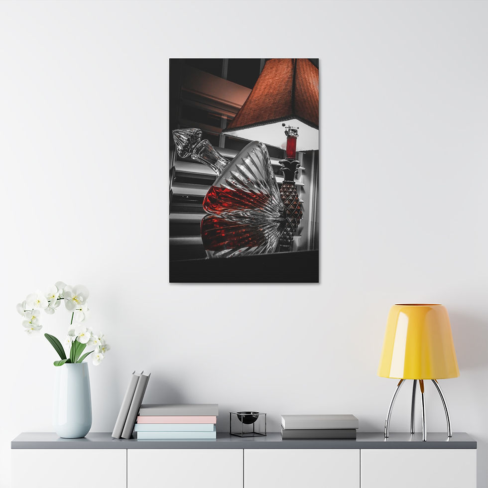 Thumbnail: Drop Forged Decanter Stretched Canvas 