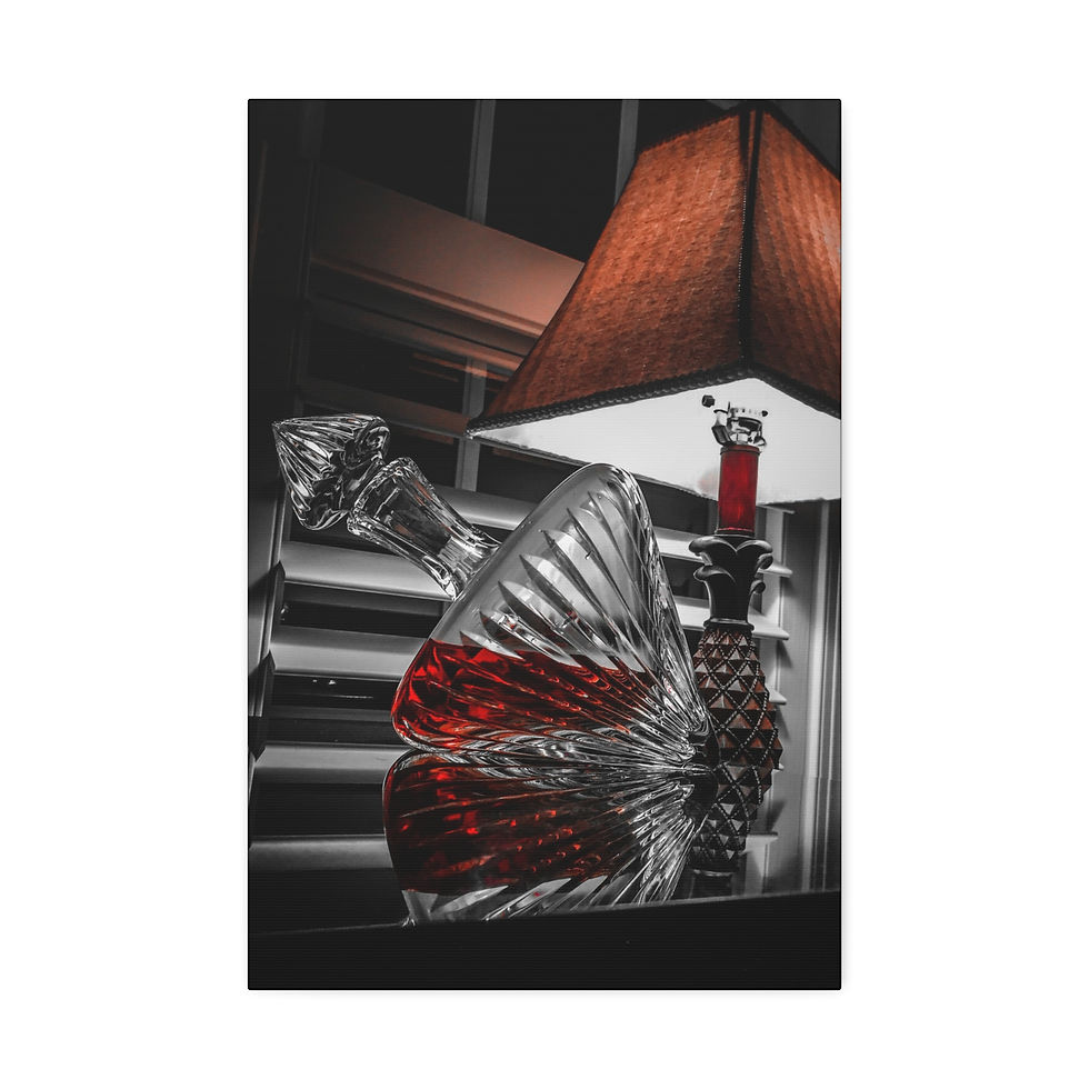 Thumbnail: Drop Forged Decanter Stretched Canvas 