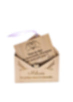 Enveloppe message 100% personnalisable avec ruban